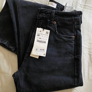 Womens zara skinny jeans black brand new with tags